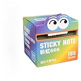 Buntes Klebriger Hinweis-Perlenpapier, 2.95x2.76x2.76in Klebrennoten Pad Lucking Design | Einfache...