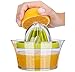 iheyfill 4 en 1 Exprimidor Zumo Manual, Exprimidor de Mano Portátil para Naranja Limón Lima y Cítricos, Separador de Yemas de Huevo con Recipiente de 400ml
