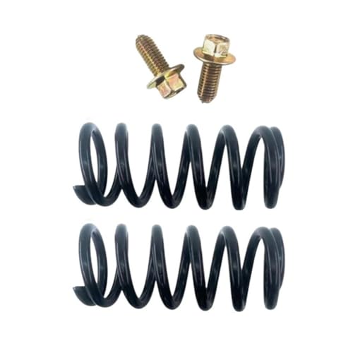 Lot de 2 boulons à ressort GX20486 et GX22456, construction durable haute résistance pour une utilisation durable, compatible avec les modèles 102 G110 LA100 X noir