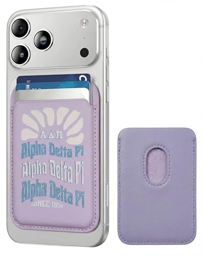 Sorority (�\�����e�B) ���C�J�[�h�z���_�[ �E�H���b�g - MagSafe�Ή� iPhone 17/16/15/14/13/12�p ? �X�����ȃf�U�C���A�J�[�h3��������������[ (Alpha Delta Pi�A���x���_�[�p�[�v��)