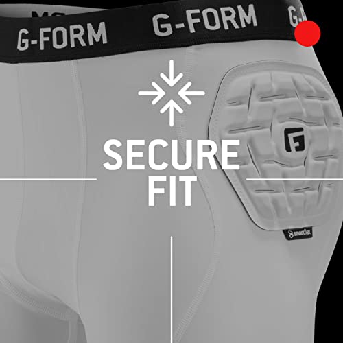 G-Form Men's Team Baselayer Short Liner - Men's Athletic Compression Shorts - White, Adult Xl #TOP4