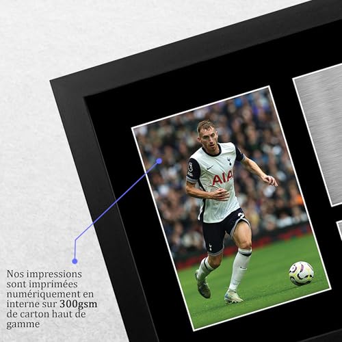 Dejan Kulusevski autographe imprimé Tottenham cadre A4 chic - 4