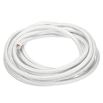PATIKIL 9.8 Feet 11AWG Electronic Wire, Insulated High Temperature Resistant Electrical Flexible Mica Cable for Lamp Boiler Heater, White