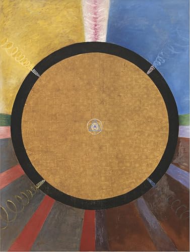 Toile Hilma Af Klint Retable du groupe X Grand Tableau pour Habiller un Mur Vide 60x90cm