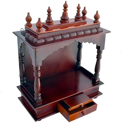 Pooja Mandir en bois Royal Kurta créez un coin de méditation zen