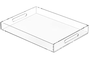 NIUBEE Acrylic Laundry Tray with Handles
