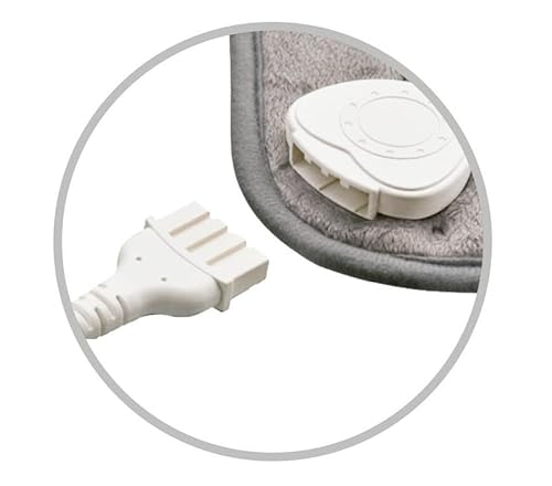 Almohadilla eléctrica lumbar 100W 40x30cm, alivia dolores, ideal para terapia y relajación muscular.