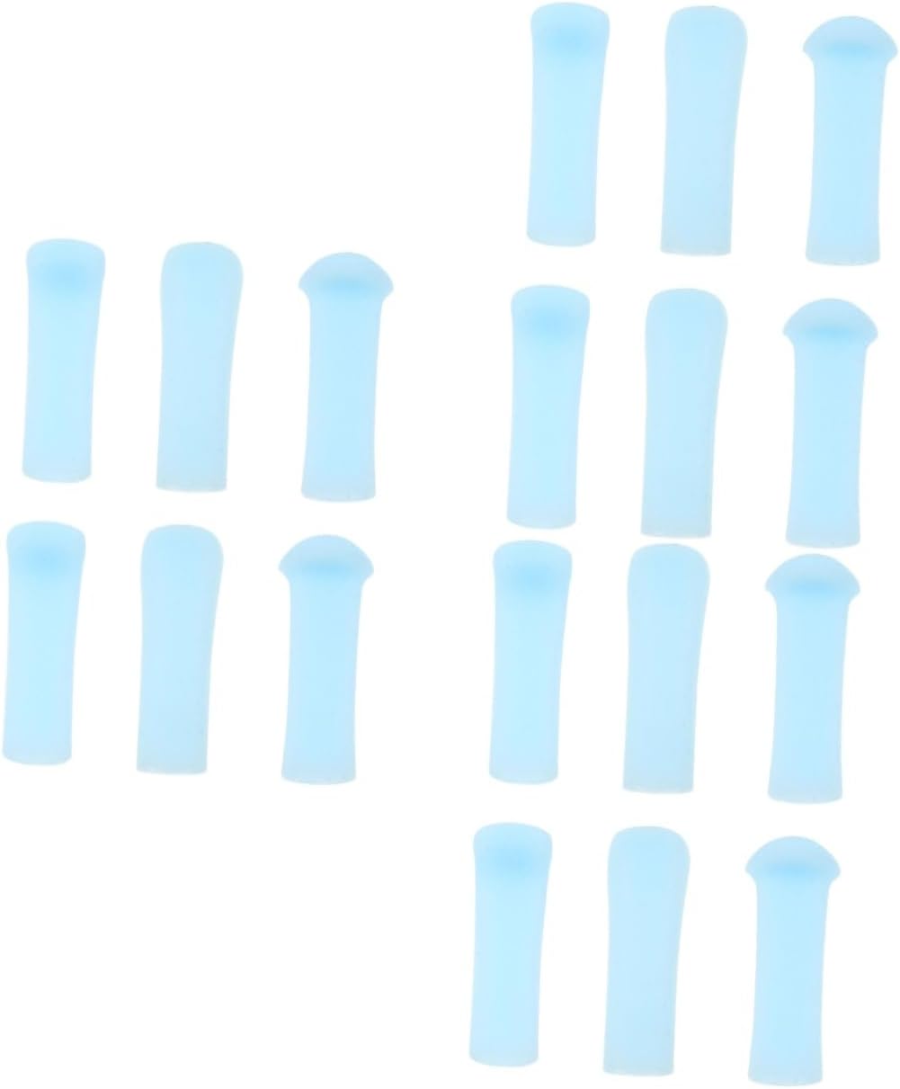 18pcs Visible Ear Wax Cleaning Spoons Soft Silicone Ear Spoon Tips for Safe Wax Removal Convenient Cleaner Accessory Set