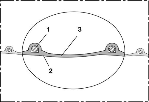 Mittelschwerer PU-Schlauch schwer entflammbar, Durchmesser 40 mm, 10 m, 53200400000-0000001000