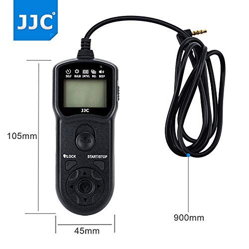 Jjc Timer Remote Control Shutter Release For Nikon Z 9 Z9 D850 D810 D810A D800 D800E D700 D500 D300S D300 D200 D100 D5 D4S D4 D3X D3S D3 D2Xs D2X D2H D1X D1 F100 F90 F5 F6 As Nikon Mc-36 Mc-30 Mc-30A #TOP5