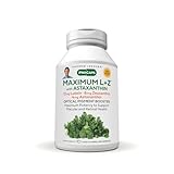 ANDREW LESSMAN Maximum L+Z with Astaxanthin 240 Softgels - 12mg Lutein, 6mg Zeaxanthin, 4mg Astaxanthin. Key Nutrients to Support Eye and Brain Health, and Promote Healthy Vision.