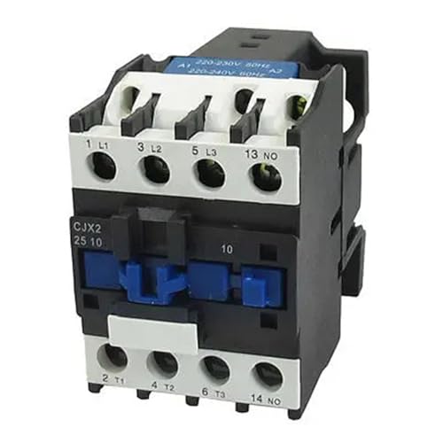Contactor de CA CJX2-2510 con 3 polos y protección de motores