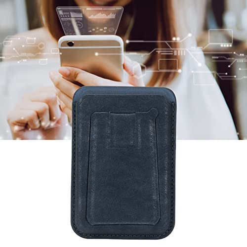 Suporte super magnético, design de carteira fina para 2 cartões, suporte magnético flexível flexível