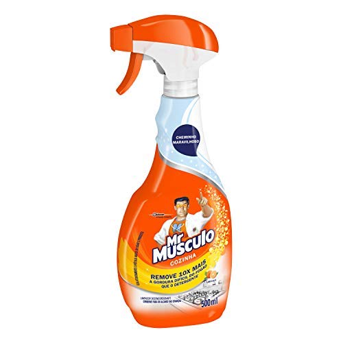 Limpador Desengordurante Mr Músculo Cozinha Laranja 500ml