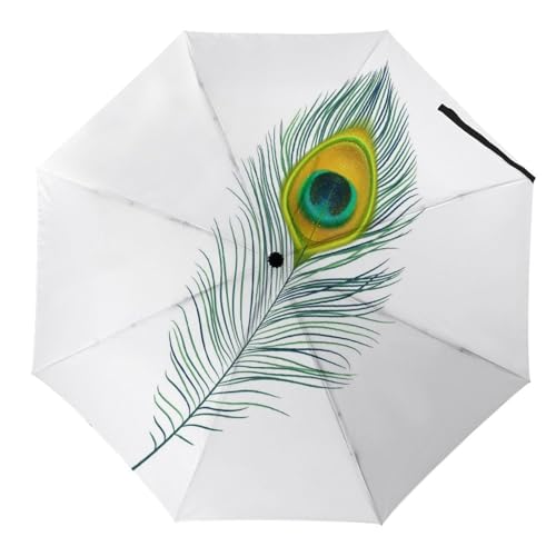 Parapluie pliant vieux bois et automatique compact pour voyages