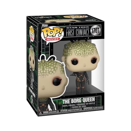 Funko Pop! Movies: ST First Contact - Borg Queen - Star Trek First Contact - Figura de Vinilo Coleccionable - Idea de Regalo - Mercancia Oficial - Juguetes para Niños y Adultos - Movies Fans