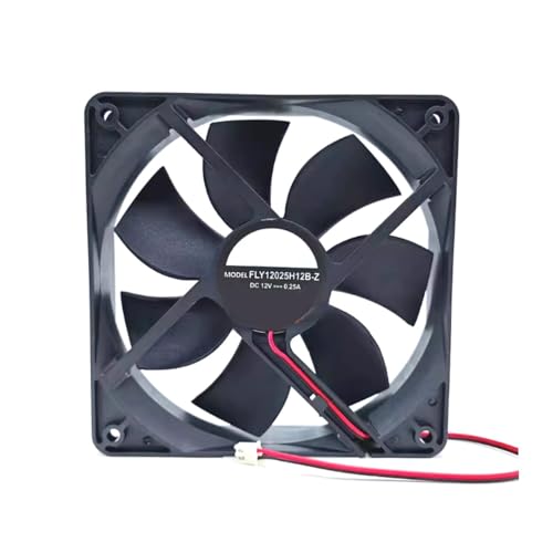 Ventilador DC12V 0.25A de 12 cm elimina sobrecalentamiento y ruidos en fuentes de alimentación