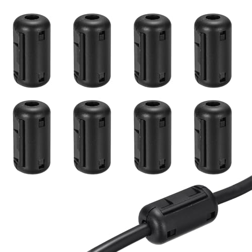 Anneau ferrite 7mm sourcing map lot de 8 filtres anti-bruit pour câble USB audio