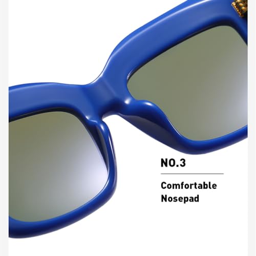Modne modne ponadgabarytowe kwadratowe okulary przeciwsłoneczne dla kobiet luksusowe okulary przeciwsłoneczne w stylu retro odcienie okulary przeciwsłoneczne UV400 dla kobiet