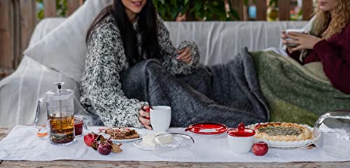 Guzzini Zuccheriera Gocce, Grigio Cielo, 12.2 x 11.7 x h9.5 cm - immagine 3