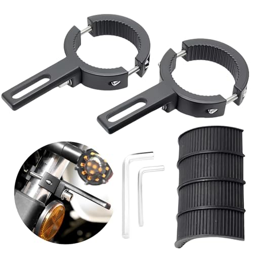 GOEDCH Support de Montage de Phare de Moto: 2 supports de phare moto 40-62 mm, Support de phare moto réglable, Supports universel pour phares