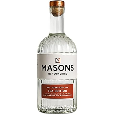 Masons Tea Gin - 70cl Premium London Dry Gin Distilled with Yorkshire's Finest Tea Cover