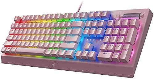 Razer BlackWidow V3 Mechanical Gaming Keyboard, Green Mechanical, Quartz - 2