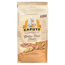 Antimo Caputo Gluten Free Pizza Flour 2.2lb - All Natural Multi Purpose Flour & Starch Blend for Baking Pizza, Bread, Pasta
