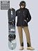 MAGCOMSEN Skijacke Damen Übergangsjacke Winter Outdoor Winterjacke Fleecejacke Parka Wärme Abnehmbarer Kapuze Schwarz M