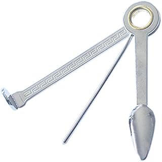 The Big Easy Pipe Accessories P844 3-Way Czech Pipe Tool-P844, Silver