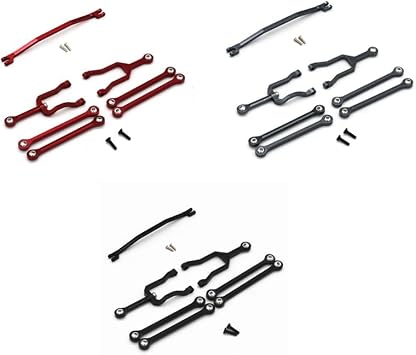Metal Steering Link Rod and Chassis Link Rod Linkage for Kyosho Mini-Z Mini Z 4X4 1/18 RC Crawler Car Upgrade Parts