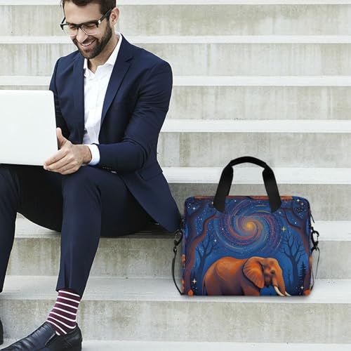Bolso para laptop portátil 15.6 pulg con asa y correa miniatura 3