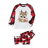 Weihnachtsanzug Herren Herbst Winter Erwachsene Schlafanzug Nachthemd Lange Ärmel Hausmantel Weihnachtspyjamas Mutter Kinder Baby Jumpsuit Christmas Nachthemd Weihnachtsschlafanzüge Bademantel