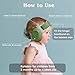 Bella's Friends Baby Ear Protection for Infants & Toddlers(3–48 Months), 24dB Noise Cancelling Headphones, Comfy Earmuffs for Airplane, Party & Sleep, Baby Travel Essential, Infant Gift, Green