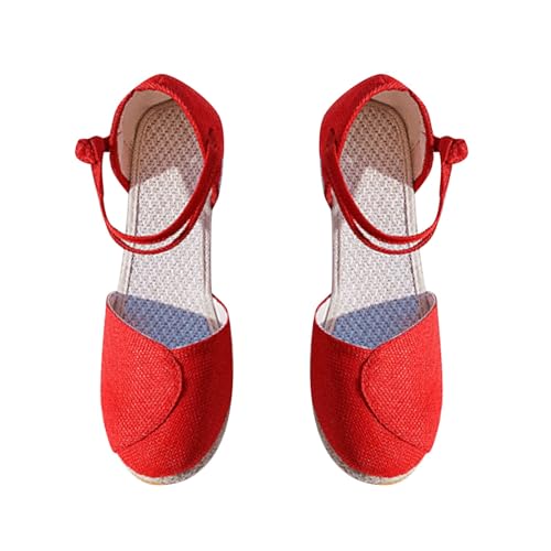 Espadrilles compensées XX-Étroit fini les pieds fins qui glissent