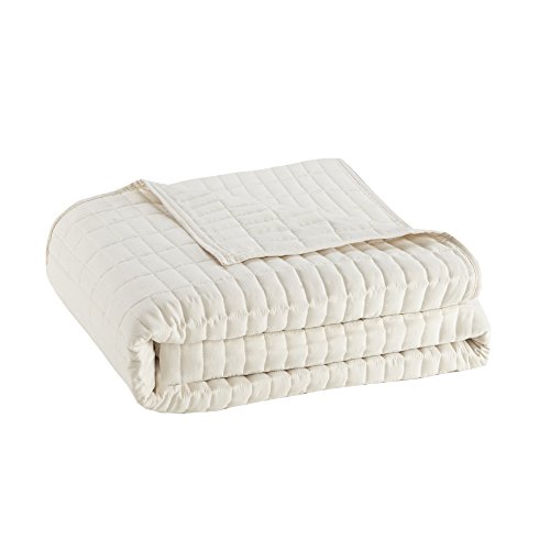 Image of Comfort Spaces Daybed Cover - Luxe Double Sided-Quilting, All Season Cozy Bedding with Bedskirt, Matching Shams, Kienna Ivory 75 inchx39 inch 5 Piece