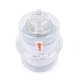 Gdrasuya10 Exhaust Oil Mist Filter for Rotary Vane Vacuum Pump, Vacuum Pump Fume Separator Exhaust Filter KF25 Interface Quick Release Vacuum Pump Oil Mist Filter Filtration Rate up to 95%