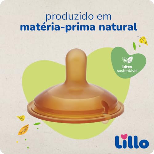 Bico em Látex para Mamadeiras Super Evolution 0m+ Lillo