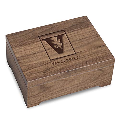 M. LA HART Vanderbilt University Solid Walnut Desk Box