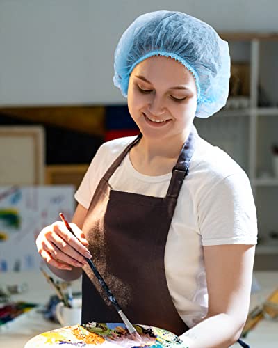 Jmu Disposable Bouffant Caps 100 Pack, 24" Non-Woven Hairnets, Protective Hair Head Covers, Medical Hair Covers For Food Service, Cooking, Spa, Salon, Hospital, Lab, Clinic, Nurse, Factory, Tattoo #TOP7