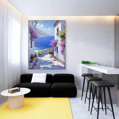 Tableau sur toile paysage méditerranéen pour décorer un mur vide - 4