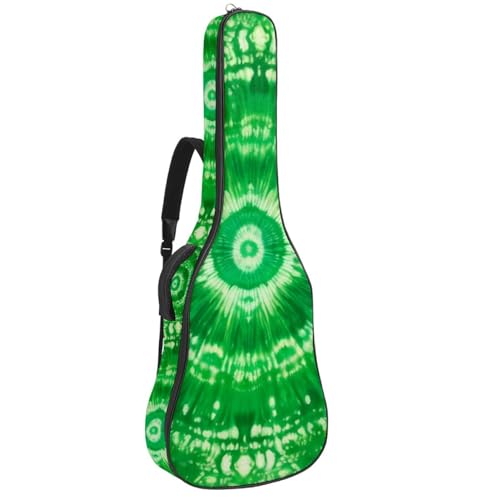 Housse guitare acoustique étanche contre la pluie et les chocs étui jaune tie dye