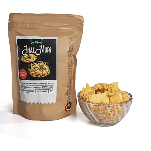 Evolve Jhalmuri Healthy Snacks for Kids, Adults | Gluten Free, Low Calorie, Weight Loss Friendly, Ready to Eat | Murmura, Chidwa, Peanut, Masala Flavor - 100g Pack of 2 (B0CJJWJ73H) Amazon Price History, Amazon Price Tracker