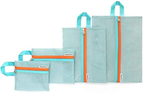 Mint Bag, 20 Litre, Light Green and Light Orange Color, Set of 4, Multipurpose Bag,Size: (40 * 40 * 30 cm) (Blue)-image-47