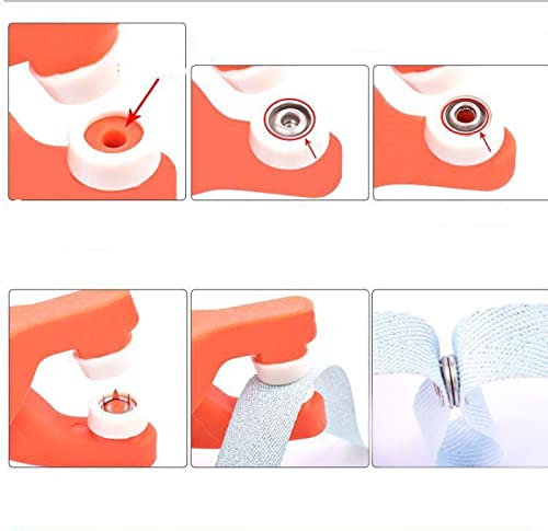 100 Kits bottoni automatici a pressione con Pinze