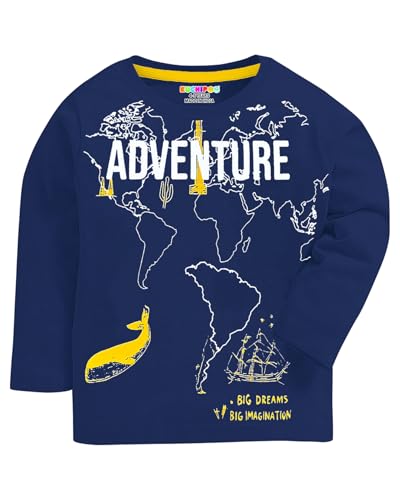 Image of Kuchipoo Boys Full Sleeves Cotton T-Shirt