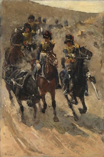 Tableau Breitner pour salon : une impression sur toile élégante de 60x90 cm
