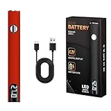 Cordless Soldering Iron- 510 Threaded Battery Pen,650mAh USB Rechargeable Battery,LED Digital Display, Adjustable Temperature Soldering Kit,Solder Welding Tools for Home Appliance Repair (Red)