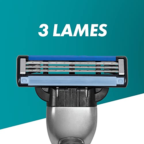 Gillette Mach3 Recharges De Lames De Rasoir Pour Homme, À 3 Lames, 8 Recharges De Lames, Lames Plus Résistantes Que L'Acier – Ansicht 3