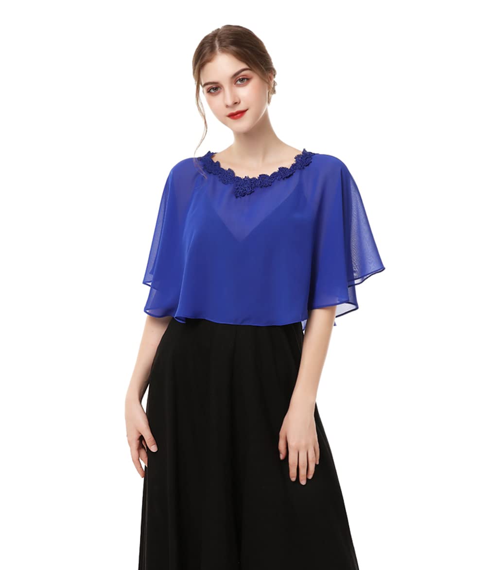 HotshawlCapelets for women Chiffon Cape Shawls and Wraps for Evening Dress Wedding Capes Cover Up